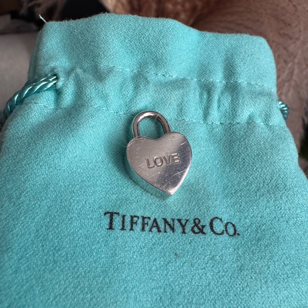 Tiffany & Co. Silver Heart Lock Charm
